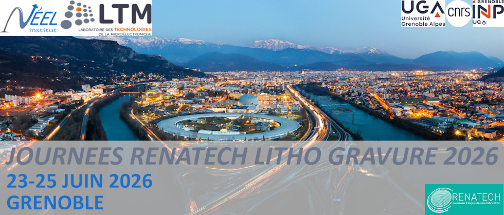 Journées Renatech Lithographie Gravure 2026>